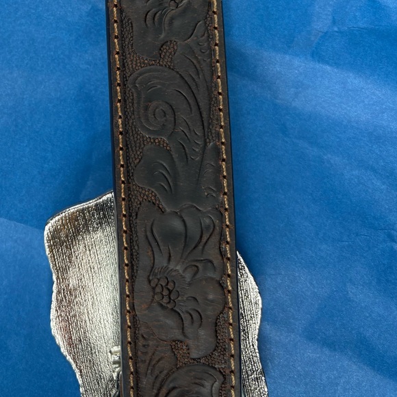 Cody James sz 28 kids Silver and Gold Western Belt Buckle - Picture 9 of 14